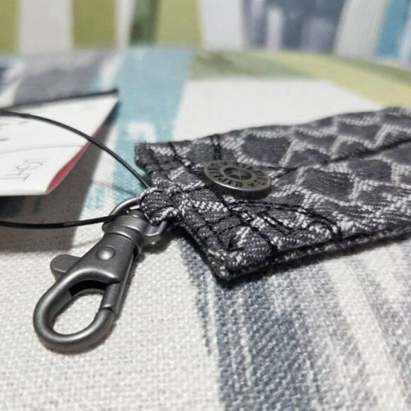 Kipling Jeans Keychain In Black Cotton - Picture 4 of 6